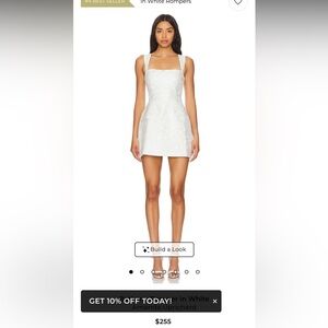 Amanda Uprichard Bethany Romper in White